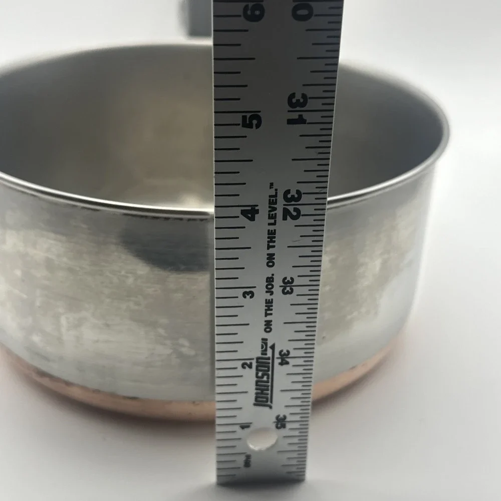 Vintage Revere Ware 2 Qt.-88 Saucepan Copper Clad Clinton ILL USA No Lid PR203